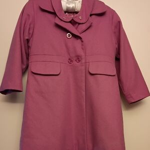 GAP Kids Pea Coat in Rich Purple